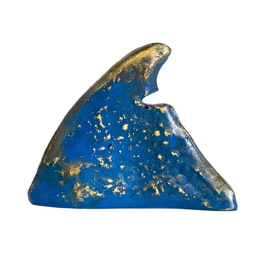 Sculpture - Aileron H6 - N°54/273 - Bleu Clair et Bronze