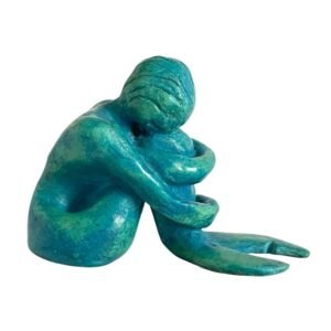 Sculpture - Sirène "Brenna" - N°5/8 Bleue