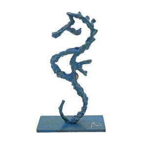 Sculpture - Hippocampe Symphonie - Bleu