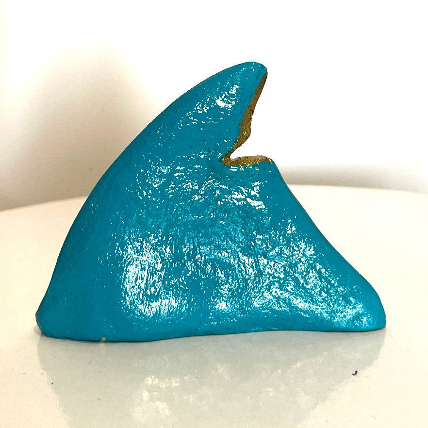 Sculpture - Aileron H6 - N°65/273 - Turquoise & doré